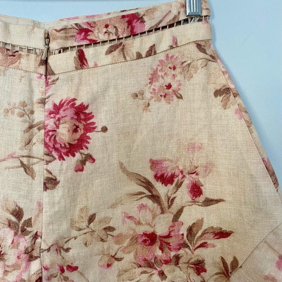 Zimmermann Corsair Flutter Floral Linen Short - Picture 10 of 16